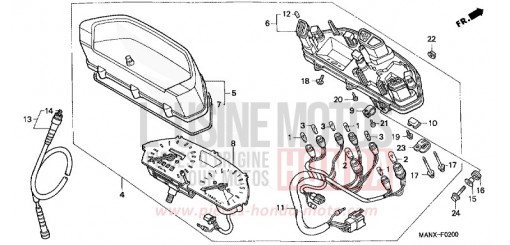 COMPTEUR NX650X de 1999